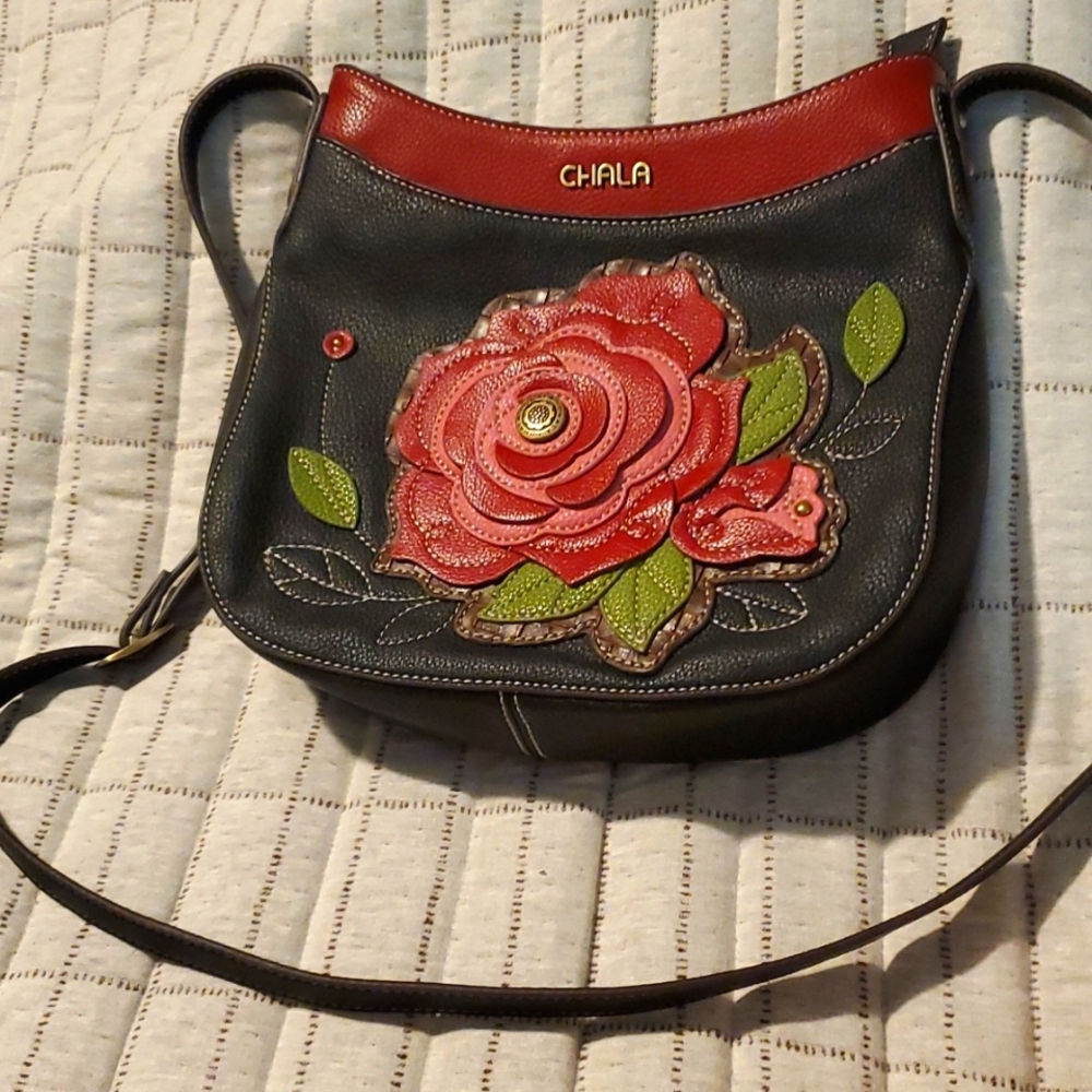 Chala Full Size Crossbody Rose Purse